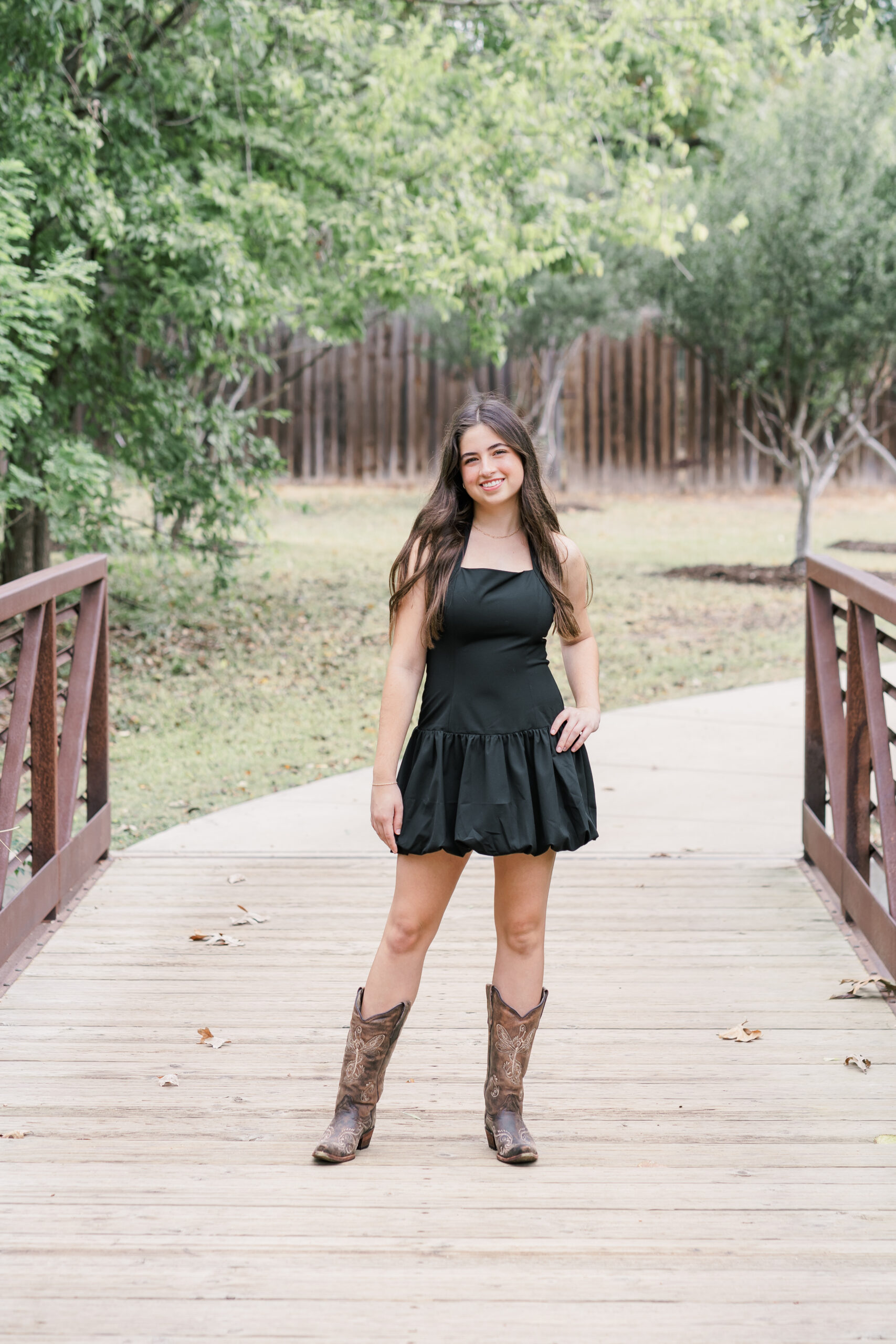 Senior Photos with senior girl at Katherine Fleischer Park | Austin Family Photographer